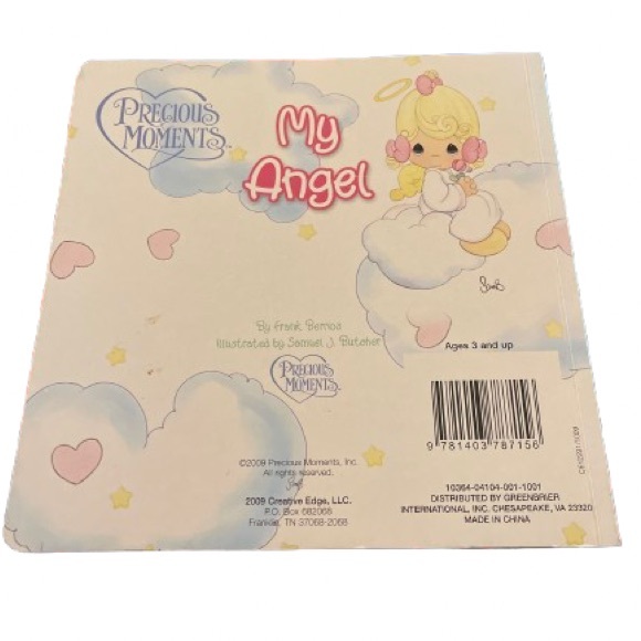 3/$30 Precious Moments My Angel Preowned Baby Board Book figurine - Picture 2 of 5